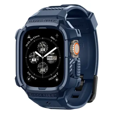 Spigen Rugged Armor Pro, navy blue - Apple Watch Ultra 2/1 49mm