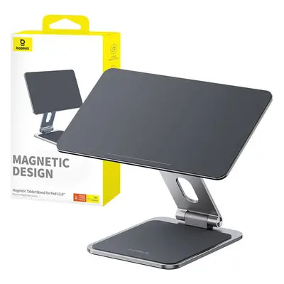 Magnetický stojánek na tablet Baseus MagStable pro Pad 12,9" (šedý)