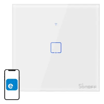 Smart Switch WiFi RF 433 Sonoff T1 EU TX (1 kanál)