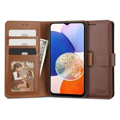 TECH-PROTECT WALLET GALAXY A14 4G / 5G BROWN