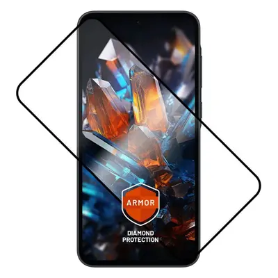 Prémiové ochranné tvrzené sklo FIXED Armor s aplikátorem pro Samsung Galaxy A35 5G, černé