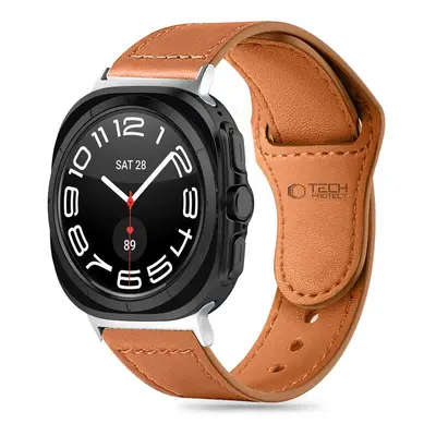 TECH-PROTECT ŘEMÍNEK LEATHERFIT SAMSUNG GALAXY WATCH ULTRA (47 MM) BROWN