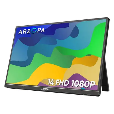 Přenosný monitor Arzopa A1S 14,0" (pro notebooky, PC, XBOX, PS4, PS5, Nintendo Switch a další)