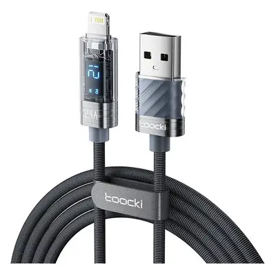 Toocki Nabíjecí kabel A-L, 1 m, 12 W (šedý)