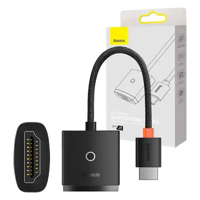 Adaptér HDMI na VGA se zvukem řady Baseus Lite (černý)