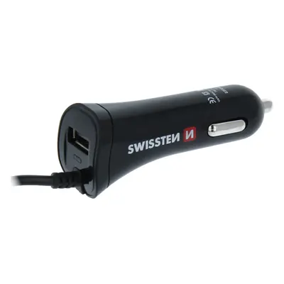 SWISSTEN CL AUTONABÍJEČKA USB-C A USB 2,4A POWER