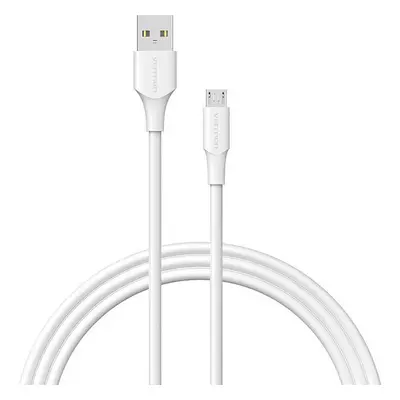 Kabel USB 2.0 na Micro USB Vention CTIWF 2A 1m (bílý)