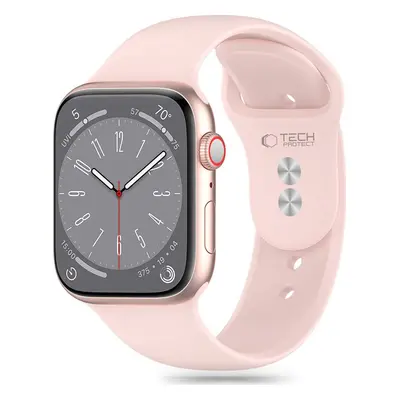 TECH-PROTECT ŘEMÍNEK SILICONE APPLE WATCH 4 / 5 / 6 / 7 / 8 / 9 / SE (38 / 40 / 41 MM) LIGHT PIN