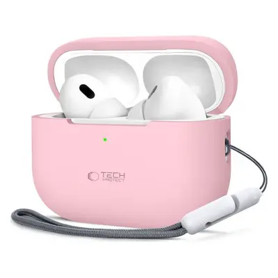 TECH-PROTECT SILICONE APPLE AIRPODS PRO 1 / 2 DUSTY PINK