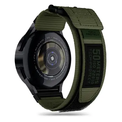 TECH-PROTECT řemínek SCOUT pro Samsung Galaxy Watch 4 / 5 / 5 PRO / 6 MILITARY GREEN