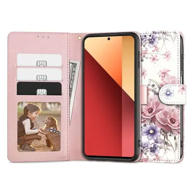 TECH-PROTECT WALLET XIAOMI REDMI NOTE 13 PRO 4G / LTE BLOSSOM FLOWER