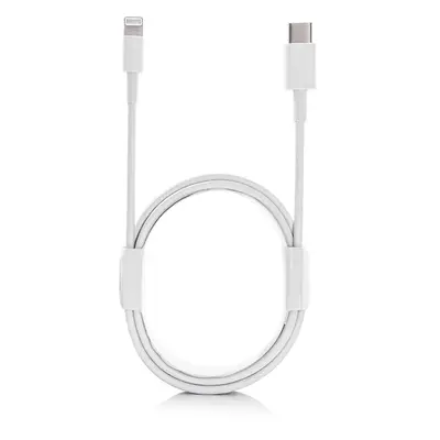 USB-C datový kabel Clearo s konektorem Lightning, 1m, bílý