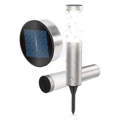 Zahradní solární lampa FDTWLV OUTDOOR SOLAR LAMP 56CM INOX