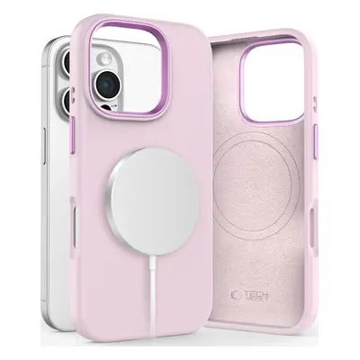 TECH-PROTECT SILICONE PURE MAGSAFE IPHONE 16 PRO MAX PINK PEARL