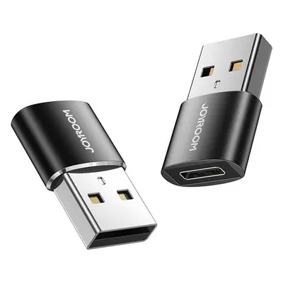 Adaptér USB samec-samice typu C (2 kusy) Joyroom S-H152 (černý)