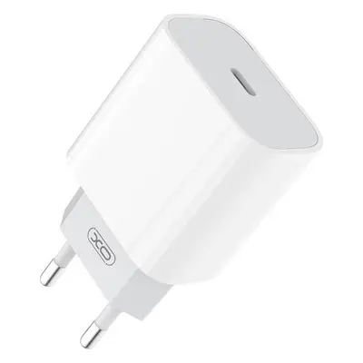 Nástěnná nabíječka XO L77, USB-C 20W (bílá)