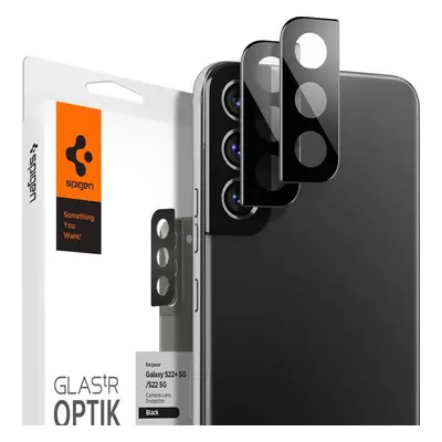 Spigen Glas.tR Optik 2 Pack, black - Samsung Galaxy S22/S22+