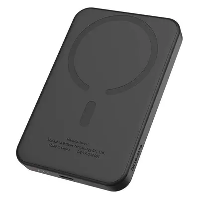 Magnetická Powerbanka Mini MagSafe Baseus 5000mAh, USB-C 20W (černá)