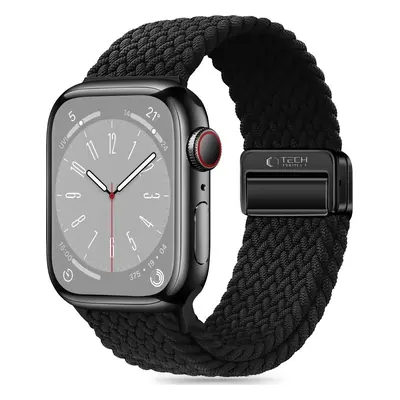 TECH-PROTECT řemínek NYLONMAG APPLE WATCH 4 / 5 / 6 / 7 / 8 / 9 / SE (38 / 40 / 41 MM) BLACK