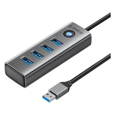 Orico PDD4U USB na 4x USB 3.0 Hub adaptér (šedý)