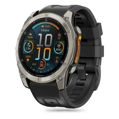 TECH-PROTECT SILICONE GARMIN FENIX 5X / 5X PLUS / 6X / 6X PRO / 7X / 8 (51 MM) BLACK