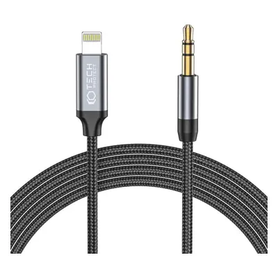 TECH-PROTECT ULTRABOOST LIGHTNING TO AUX MINI JACK 3.5MM CABLE 100CM BLACK