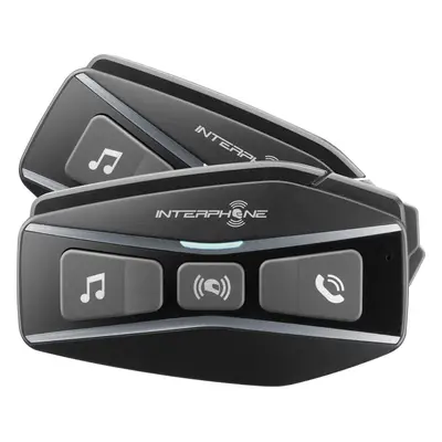 Bluetooth headset pro uzavřené a otevřené přilby Interphone U-COM16, Twin Pack