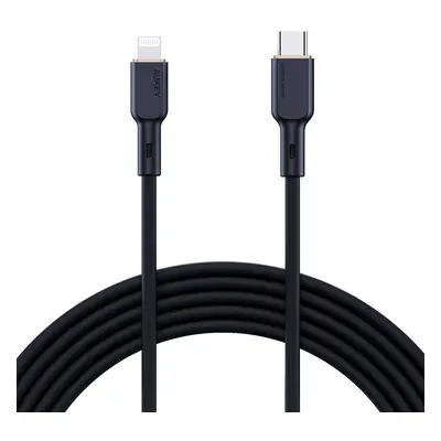 Kabel USB-C na Lightning Aukey CB-SCL1, 27W, 1m (černý)