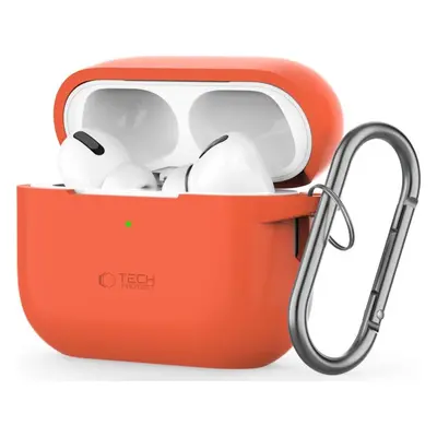 TECH-PROTECT SILICONE HOOK APPLE AIRPODS PRO 1 / 2 NEON ORANGE