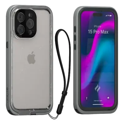 Catalyst Total Protection Case, titanium gray - iPhone 15 Pro Max