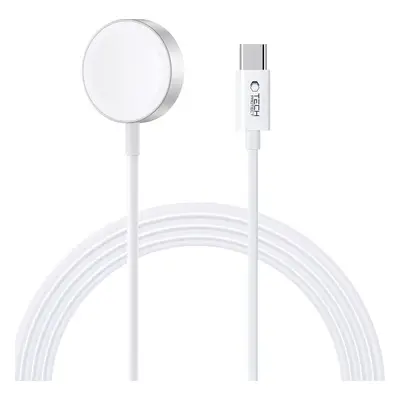 TECH-PROTECT ULTRABOOST MAGNETIC CHARGING TYPE-C CABLE 120CM NABÍJECÍ KABEL PRO APPLE WATCH, WHI