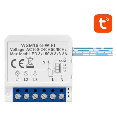 Chytrý spínací modul WiFi Avatto WSM16-W3 TUYA