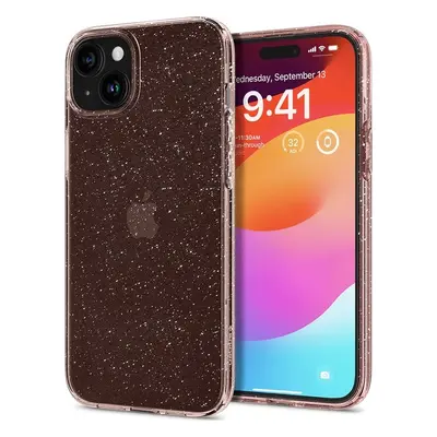 Spigen Liquid Crystal Glitter, rose quartz - iPhone 15 Plus