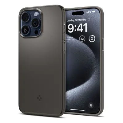 Spigen Thin Fit, gunmetal - iPhone 15 Pro