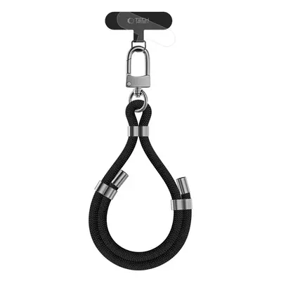 TECH-PROTECT C4S ROPE WRIST STRAP BLACK/SILVER