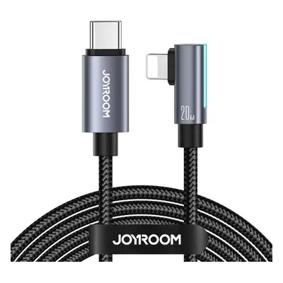 Kabel S-CL020A17 20W USB C na Lightning Angle (zahnutý L) Joyroom / 20W / 1,2 m (černý)