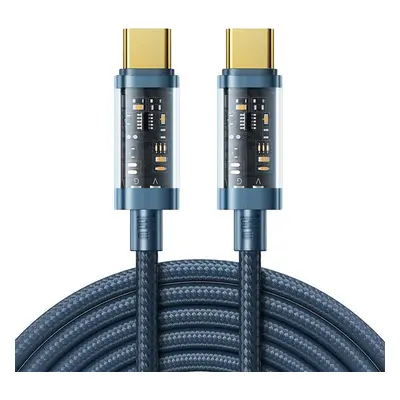 Kabel USB-C na USB-C Joyroom S-CC100A12 100W 1,2 m (modrý)