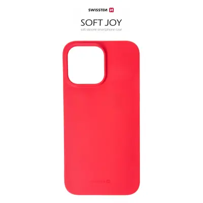 POUZDRO SWISSTEN SOFT JOY PRO APPLE IPHONE 14 PRO MAX ČERVENÉ