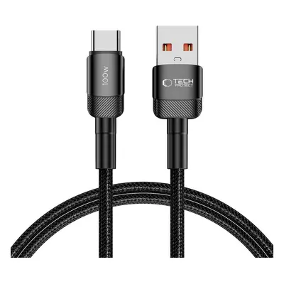 TECH-PROTECT ULTRABOOST EVO TYPE-C CABLE 100W/5A 100CM BLACK