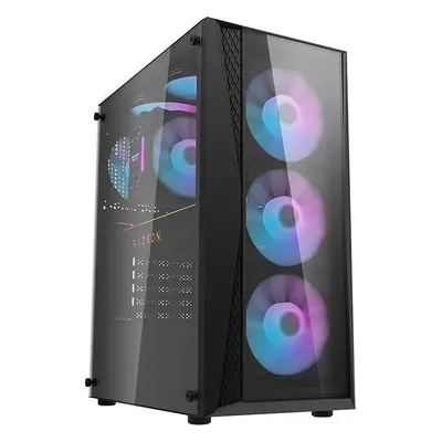 Darkflash DK352 Plus computer case + 4 fans (black)