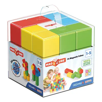 Magicube Color Recycled Crystal magnetické bloky 24 prvků GEOMAG GEO-056