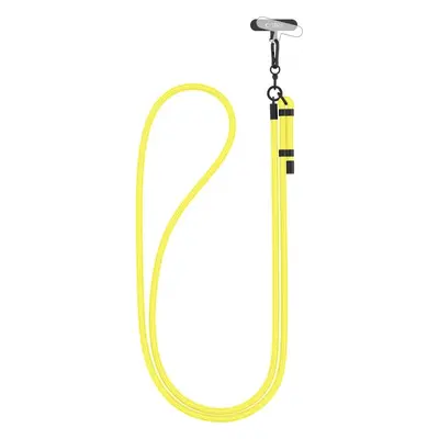 Šňůrka / Popruh na telefon TECH-PROTECT C1S ROPE CROSSBODY STRAP NEON YELLOW/BLACK