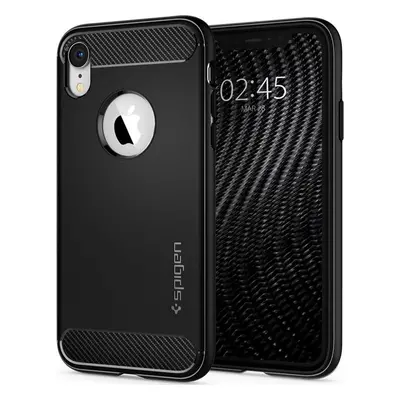 Spigen Rugged Armor, black - iPhone XR