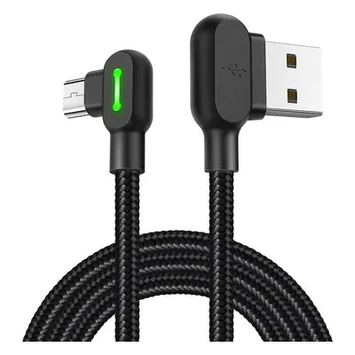 Kabel USB-Micro USB Mcdodo CA-5280 LED, 1,8 m (černý)