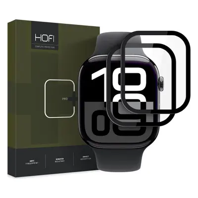 Hybridní sklo HOFI HYBRID PRO+ 2-PACK APPLE WATCH 10 (46 MM) BLACK