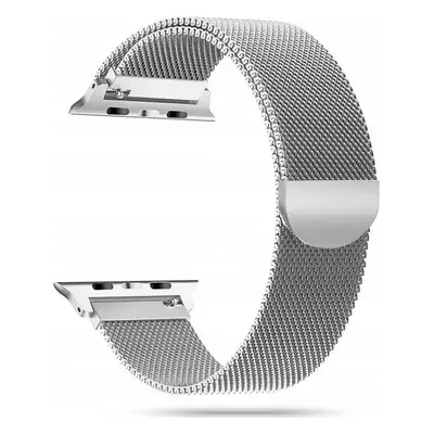 TECH-PROTECT MILANESEBAND APPLE WATCH 6 / 7 / 8 / 9 / 10 / SE (40 / 41 / 42 MM) SILVER