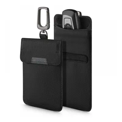 FARADAYOVA KLEC SPIGEN POUCH KEYLESS RFID BLOKÁTOR SIGNÁLU BLACK