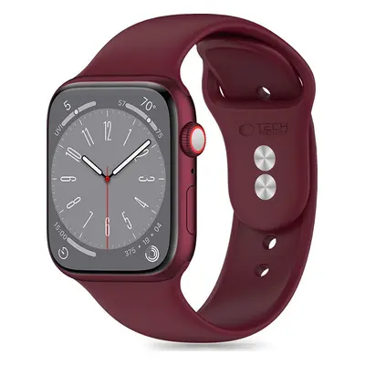 TECH-PROTECT řemínek SILICONE APPLE WATCH 4 / 5 / 6 / 7 / 8 / 9 / SE / ULTRA 1 / 2 (42 / 44 / 45