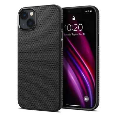 Spigen Liquid Air, matte black - iPhone 14