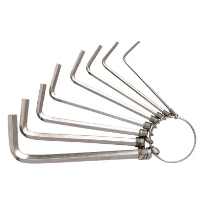 Sada šestihranných klíčů 1,5-6 mm Deli Tools EDL3080 (stříbrné)